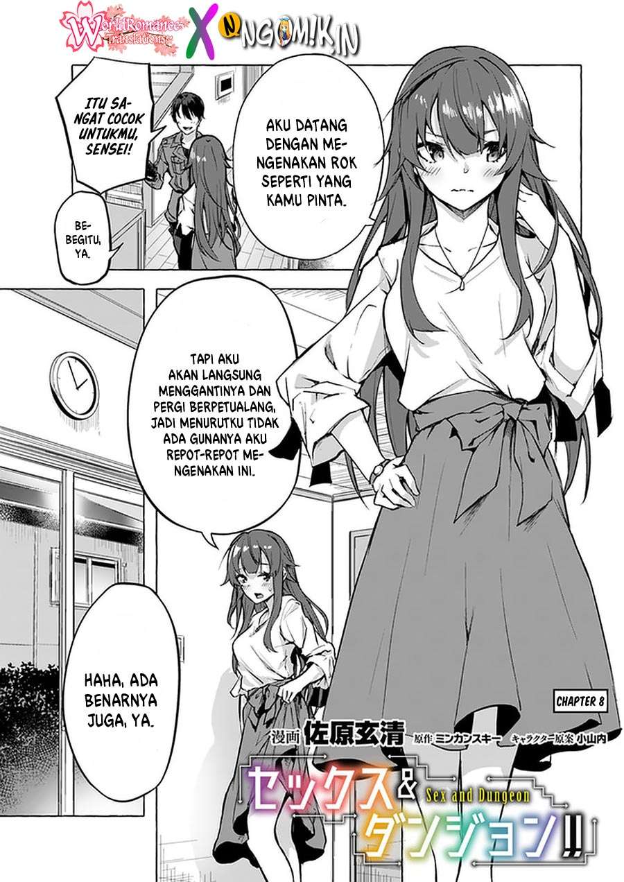 Sekkusu and danjon! ~ Wagaya no chika ni, H kaisū = reberu no danjon ga shutsugen shita! Chapter 8 Image 1