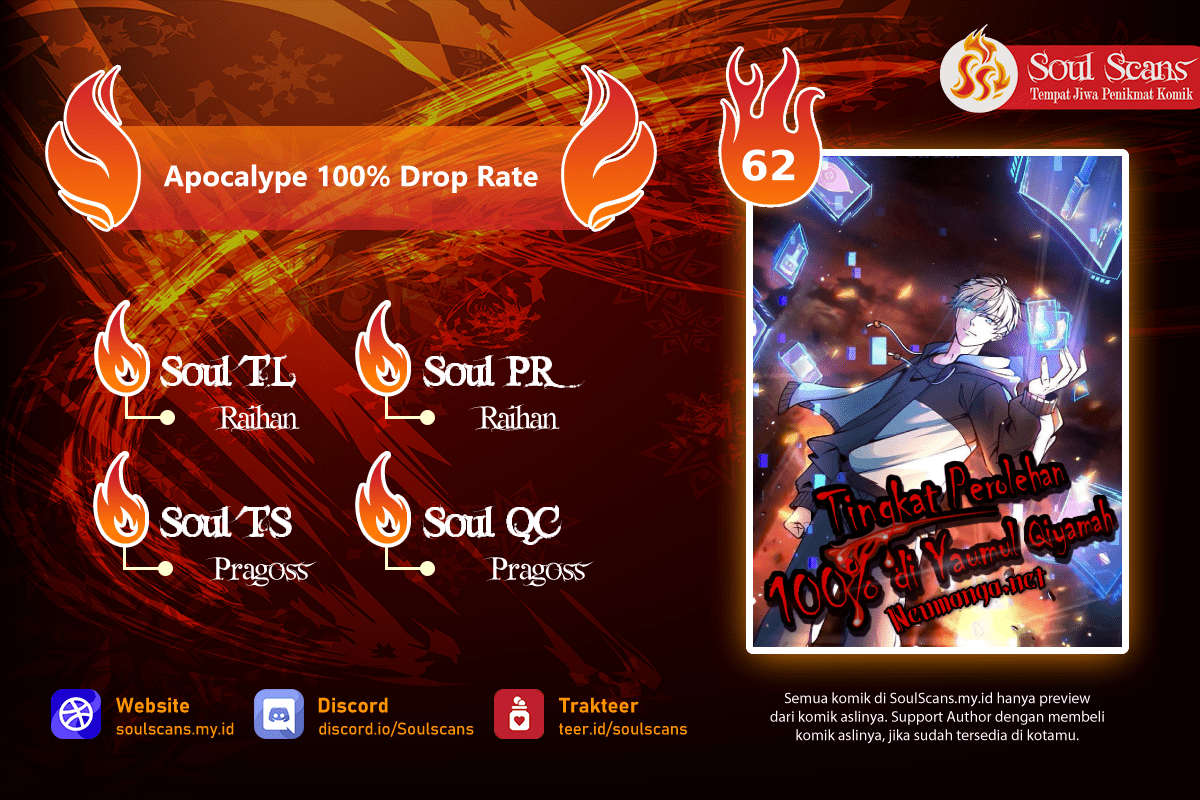 Apocalypse 100% Drop Rate Chapter 62 Image 0