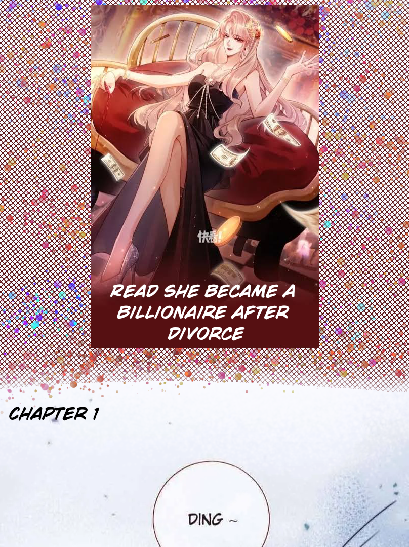 She Became A Billionaire After Divorce Chapter 1 Image 0