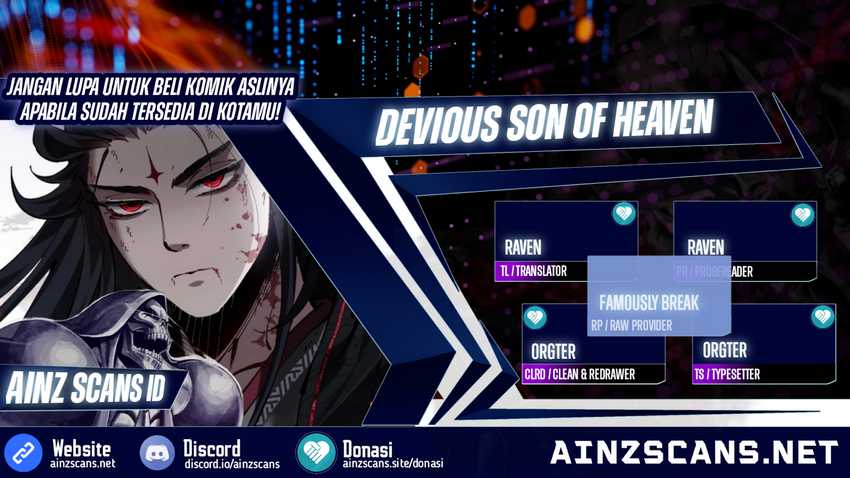 Devious Son Of Heaven Chapter 34 Image 0
