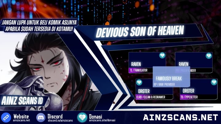 Devious Son Of Heaven Chapter 36 Image 0