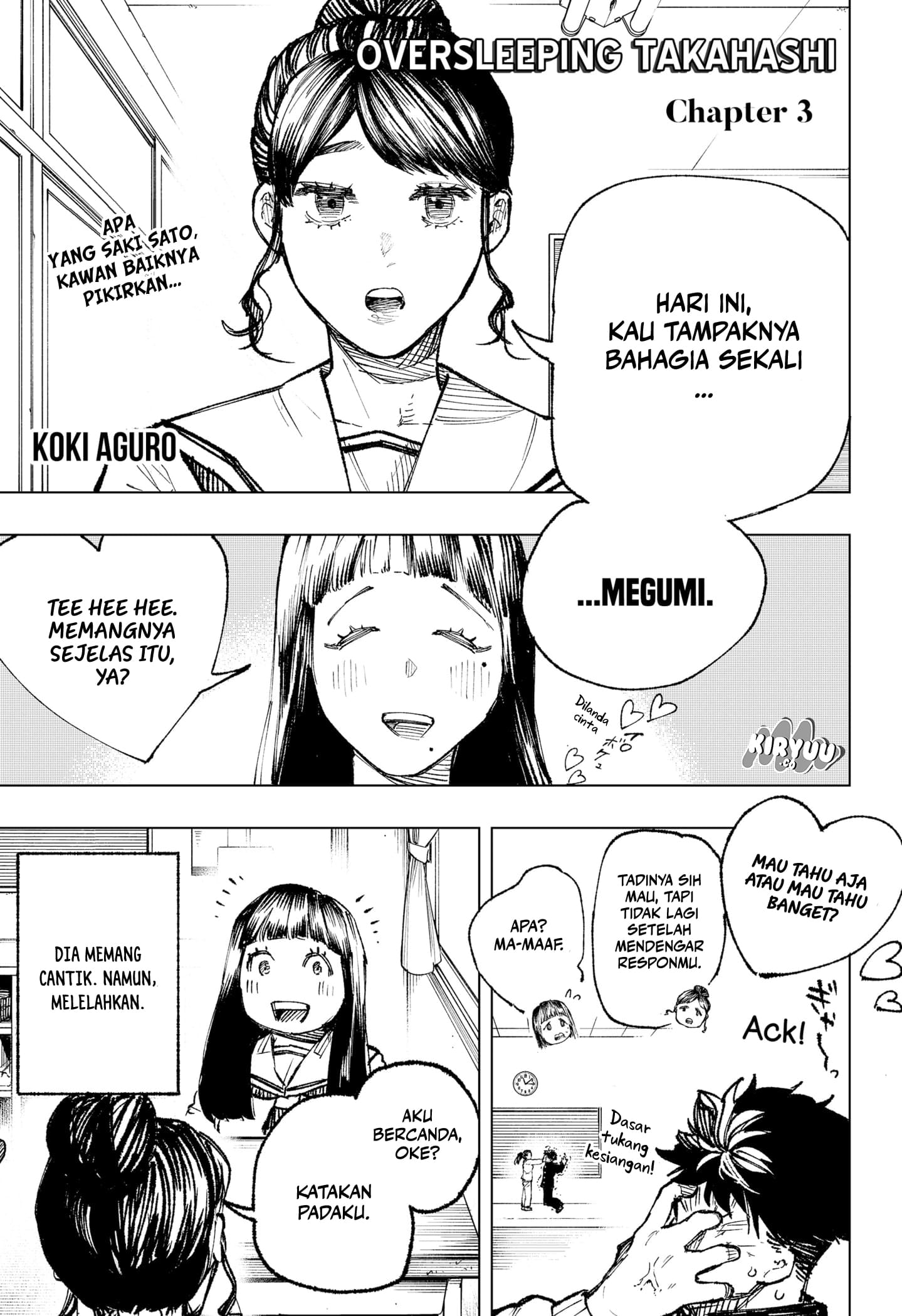 Oversleeping <b>Takahashi</b> Chapter 03 Bahasa Indonesia.