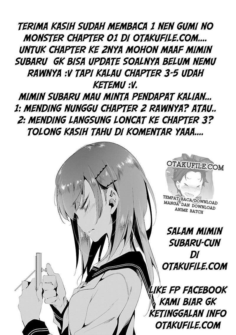 1-nen A-gumi no Monster Chapter 01 Image 62