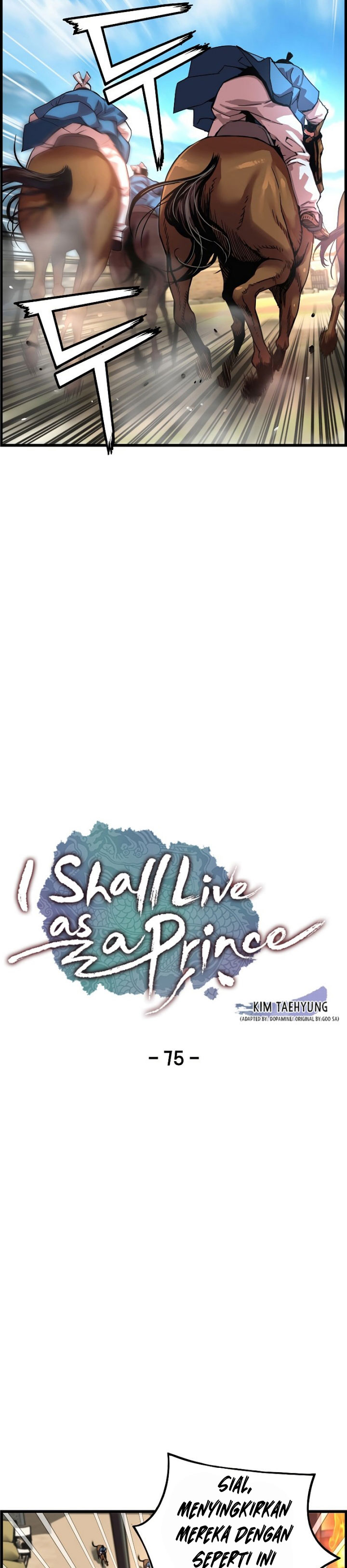 I Shall Live as a Prince Chapter 75 Image 2