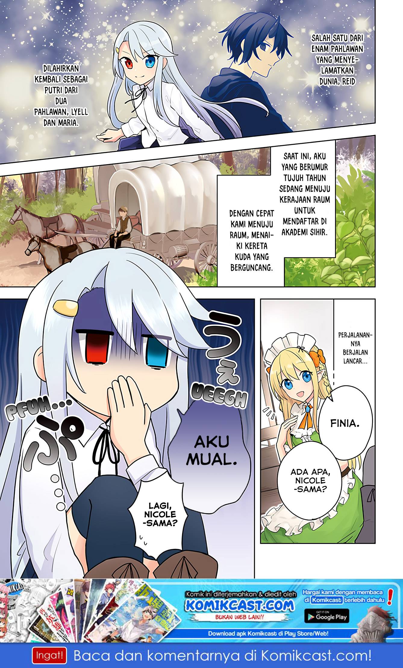 Eiyuu no Musume to Shite Umarekawatta Eiyuu wa Futatabi Eiyuu o Mezasu Chapter 7 Image 1