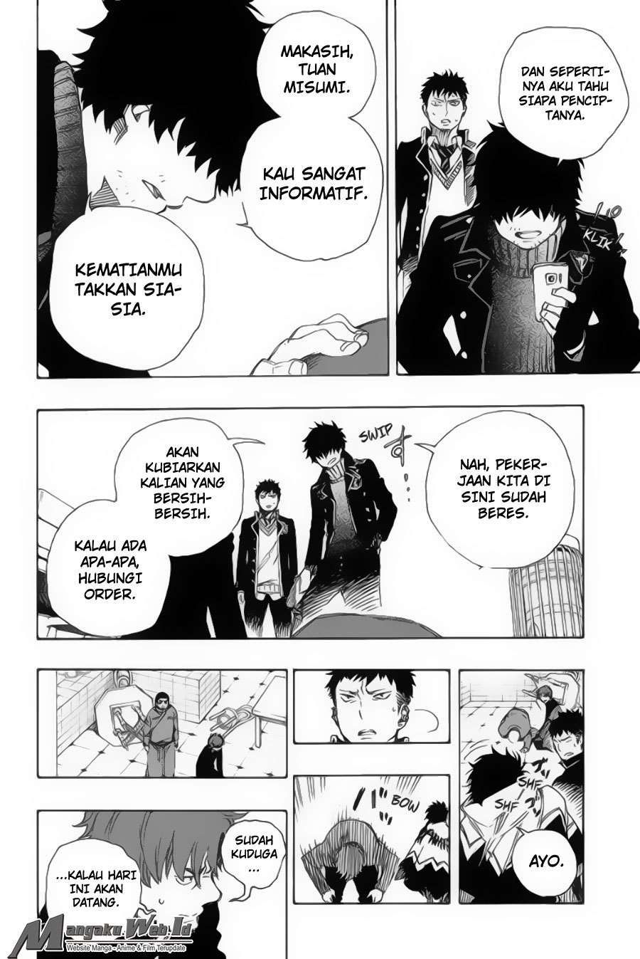 Ao no Futsumashi (Ao no Exorcist) Chapter 83 Image 34