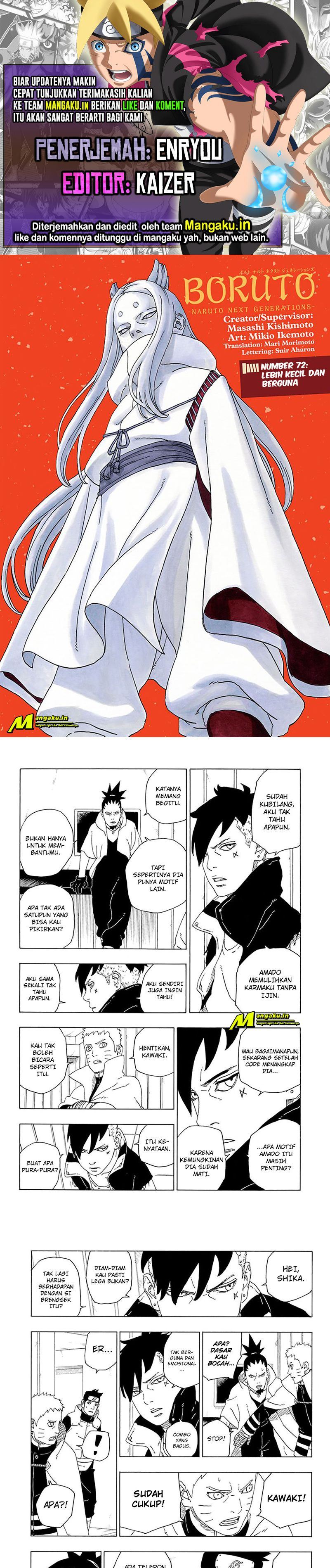 Boruto: Naruto Next Generations Chapter 72.1 Image 0