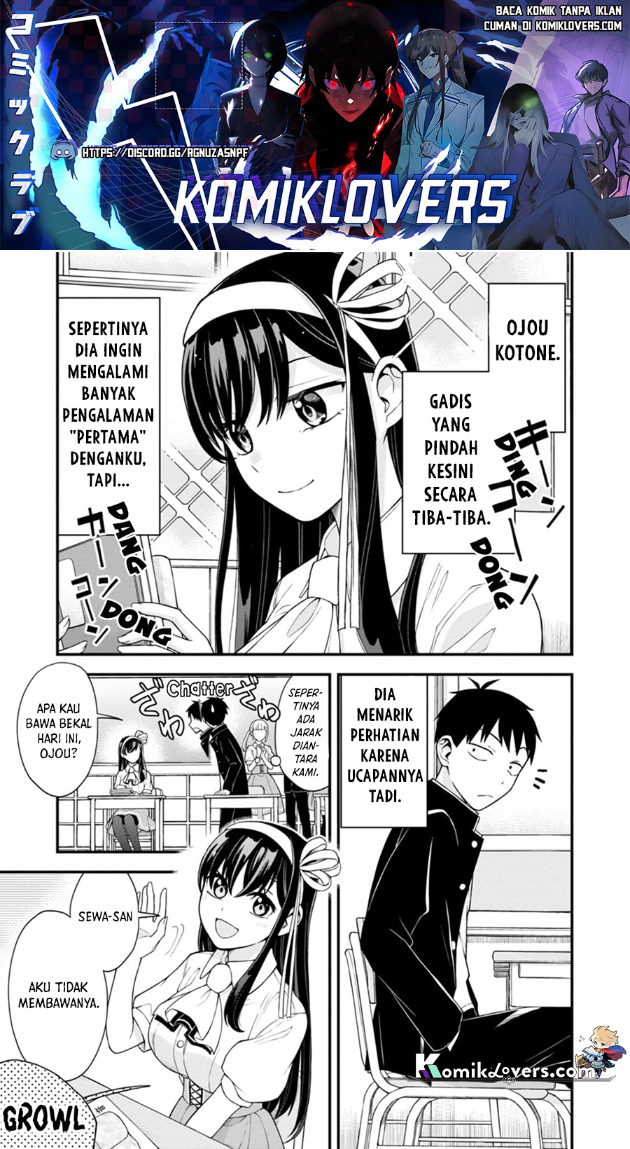 Hajimete no Ojou-sama Chapter 02 Image 1