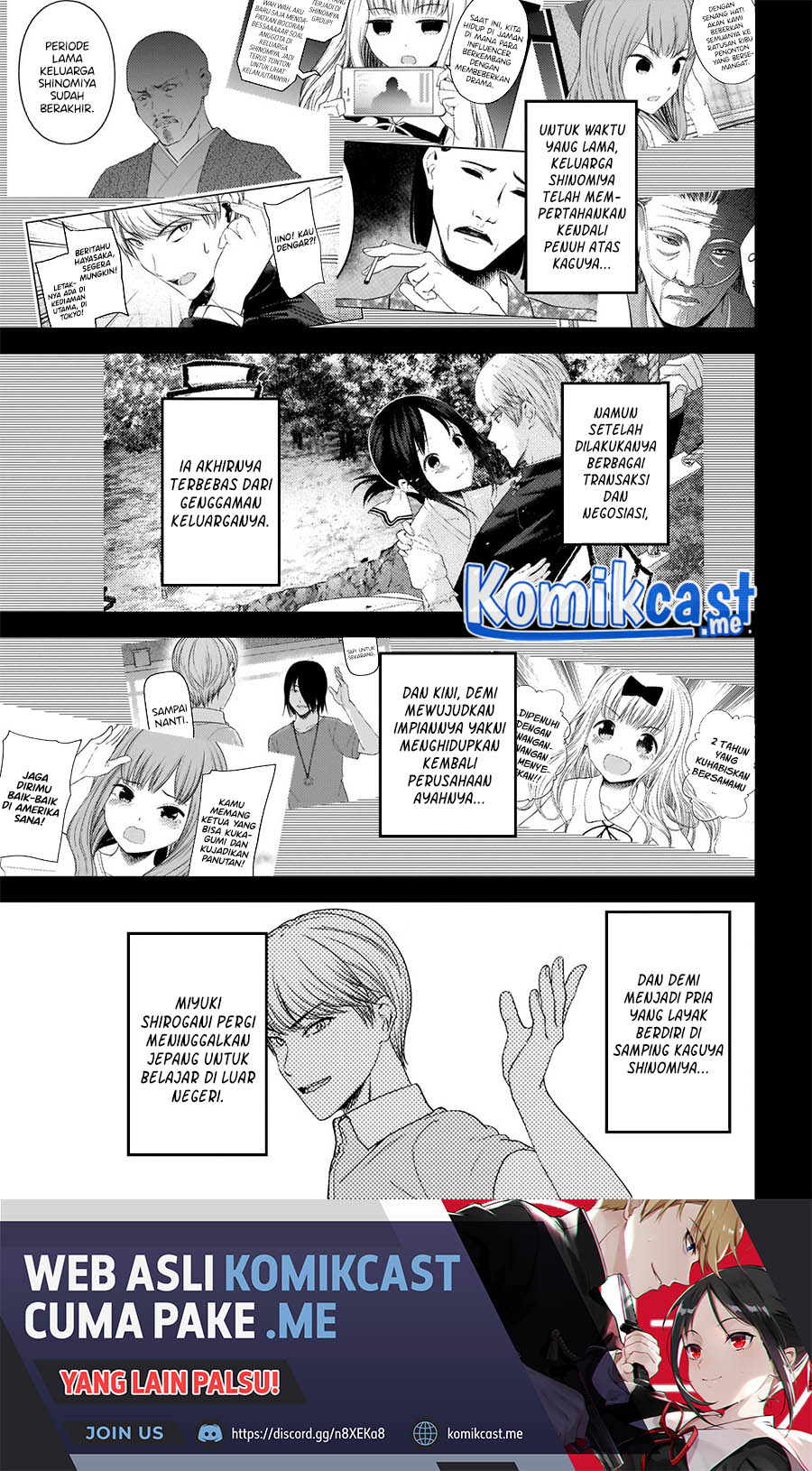 Kaguya-sama wa Kokurasetai – Tensai-tachi no Renai Zunousen Chapter 268 Image 1