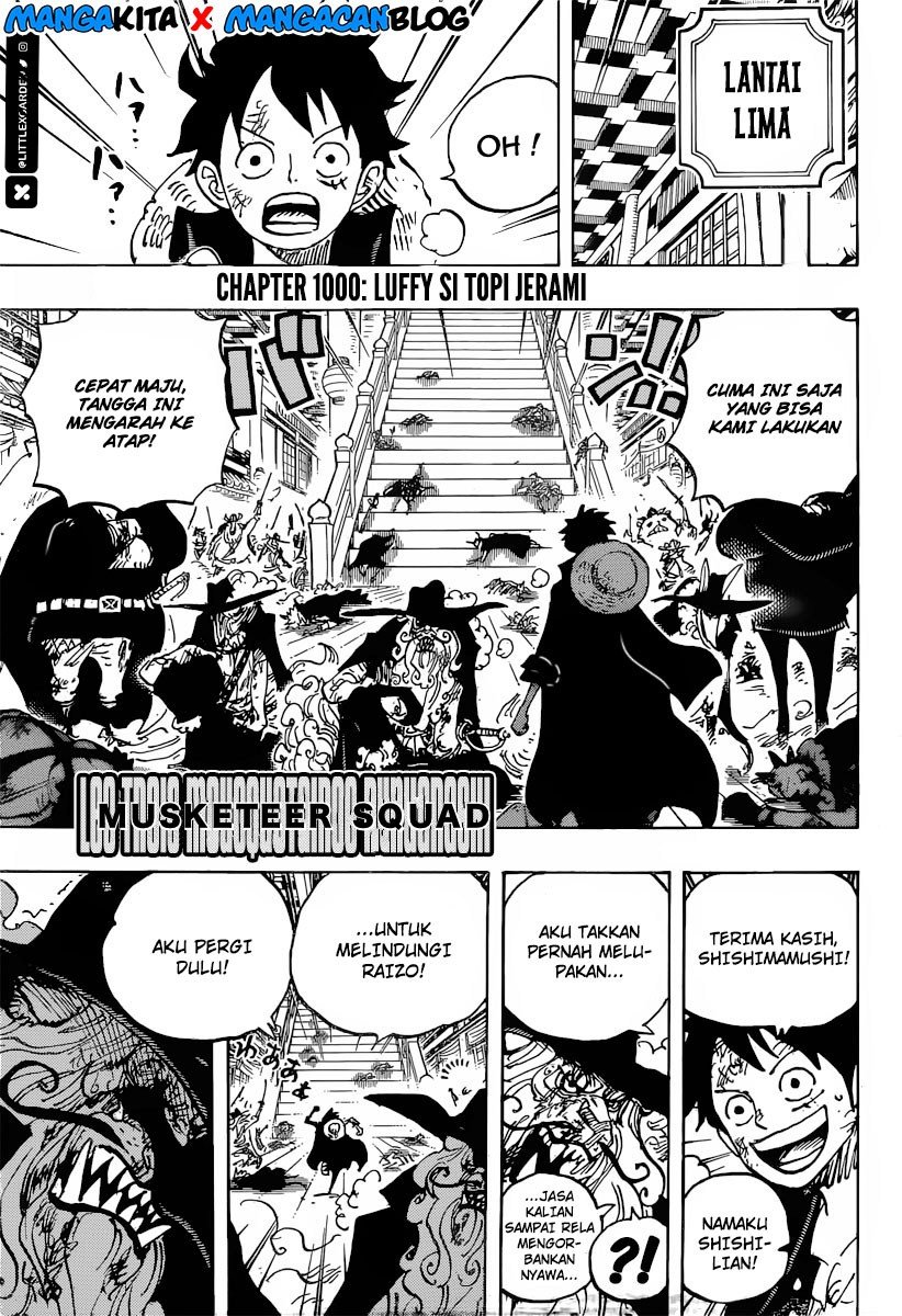 One Piece Chapter 1000 Image 1