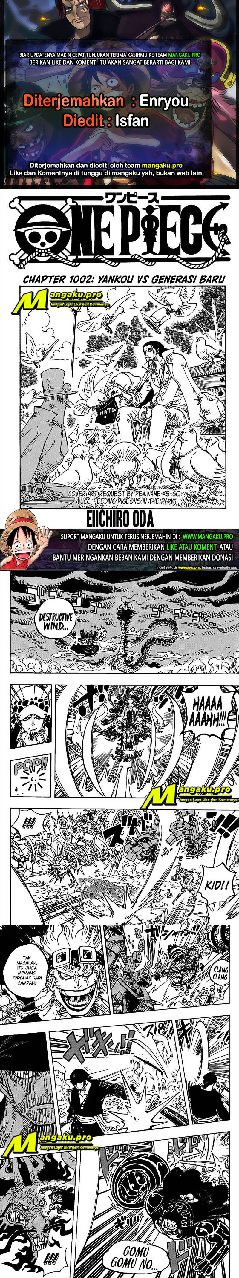 One Piece Chapter 1002 Image 0