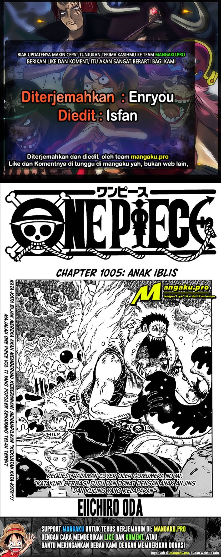 One Piece Chapter 1005 hq Image 0