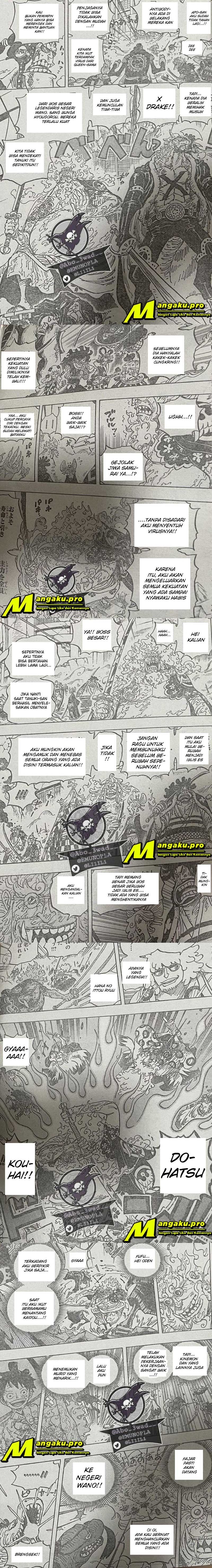 One Piece Chapter 1006 lq Image 1