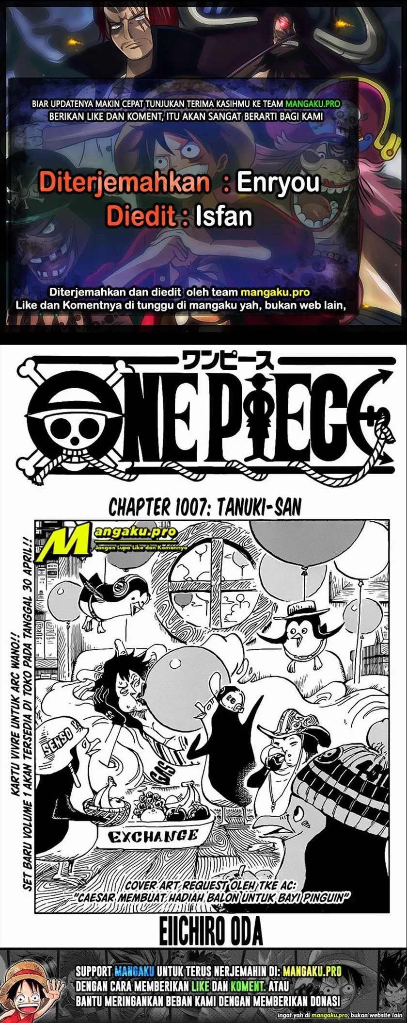 One Piece Chapter 1007 hq Image 0