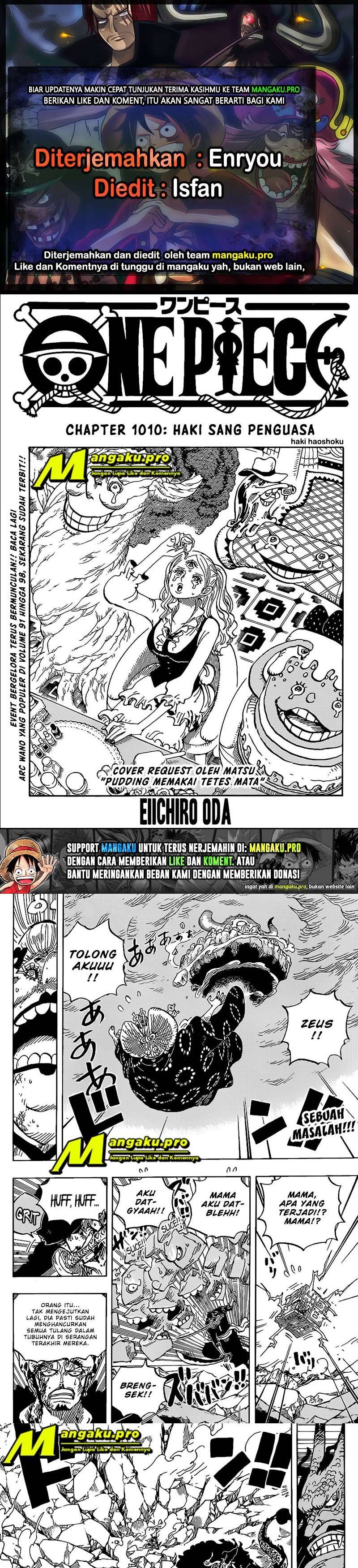 One Piece Chapter 1010 hq Image 0