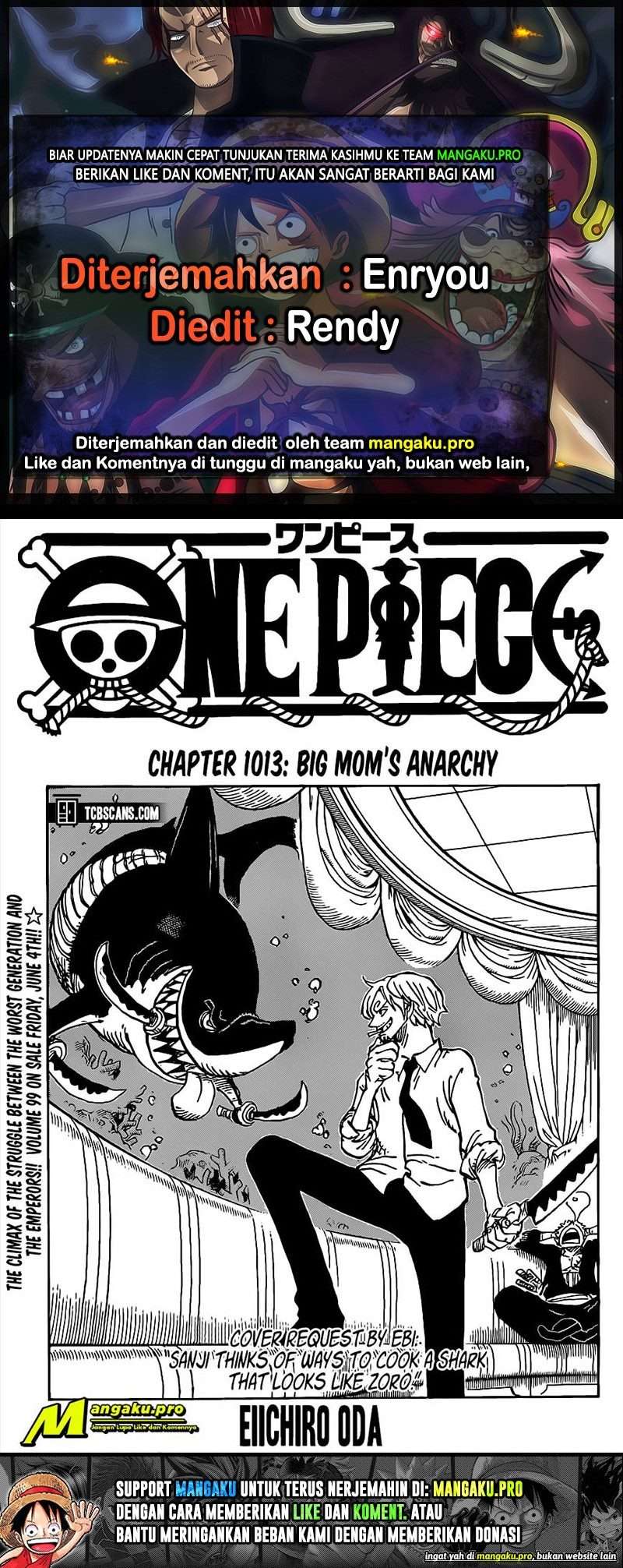 One Piece Chapter 1013 hq Image 0