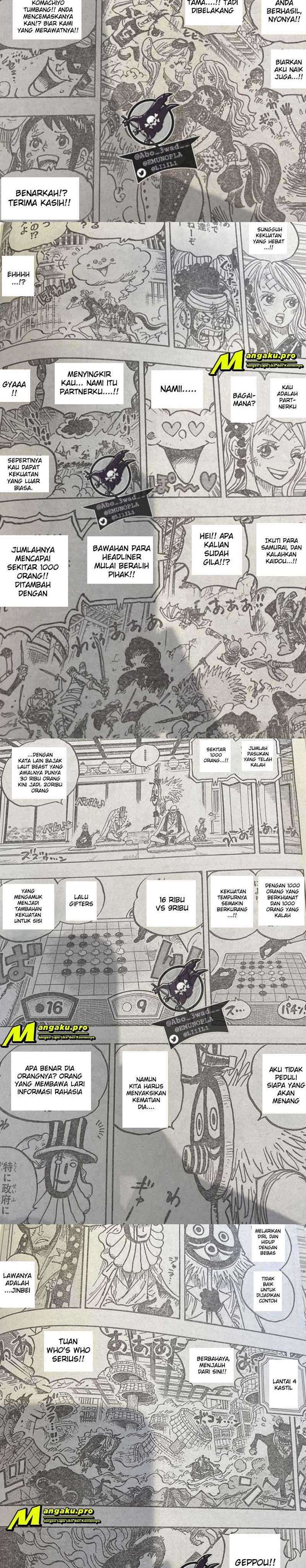 One Piece Chapter 1018 LQ Image 1