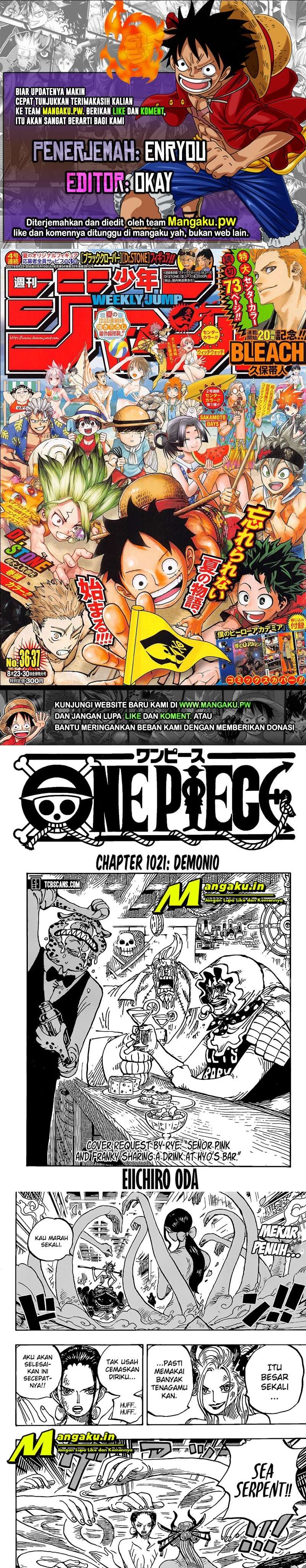 One Piece Chapter 1021 HQ Image 0