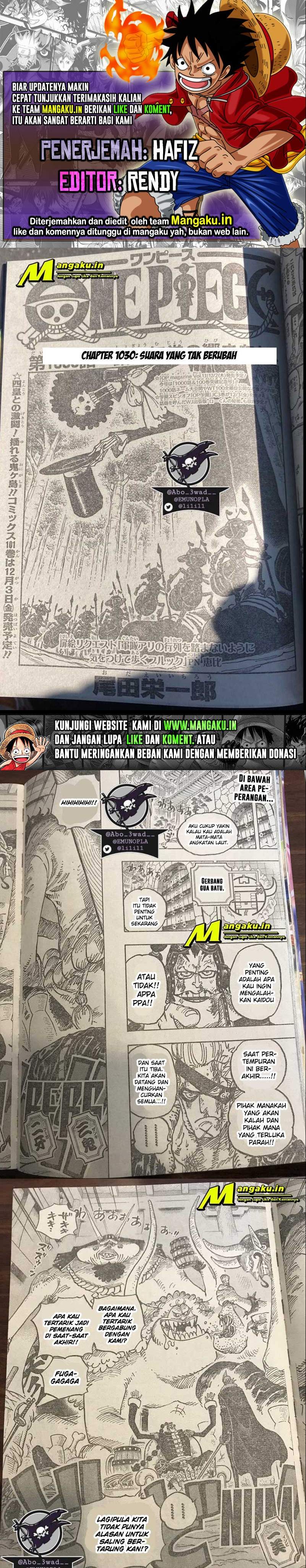One Piece Chapter 1030 LQ Image 0