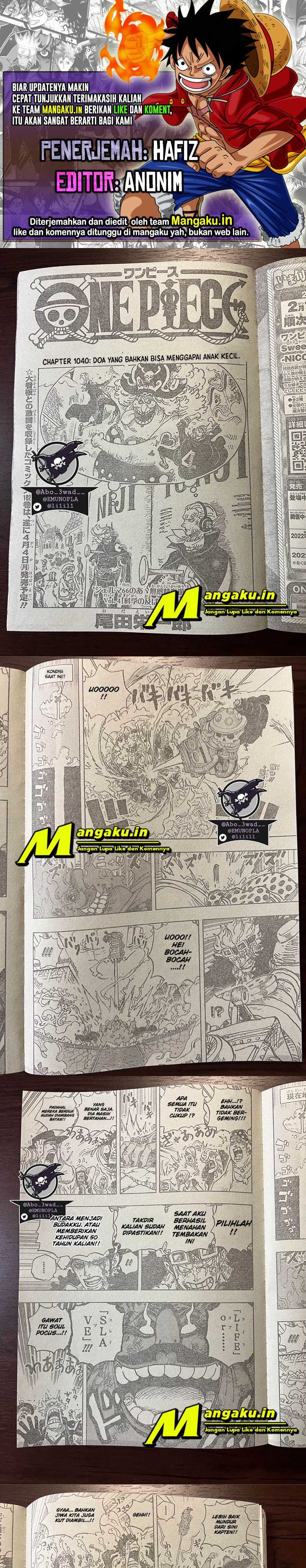 One Piece Chapter 1040 LQ Image 0
