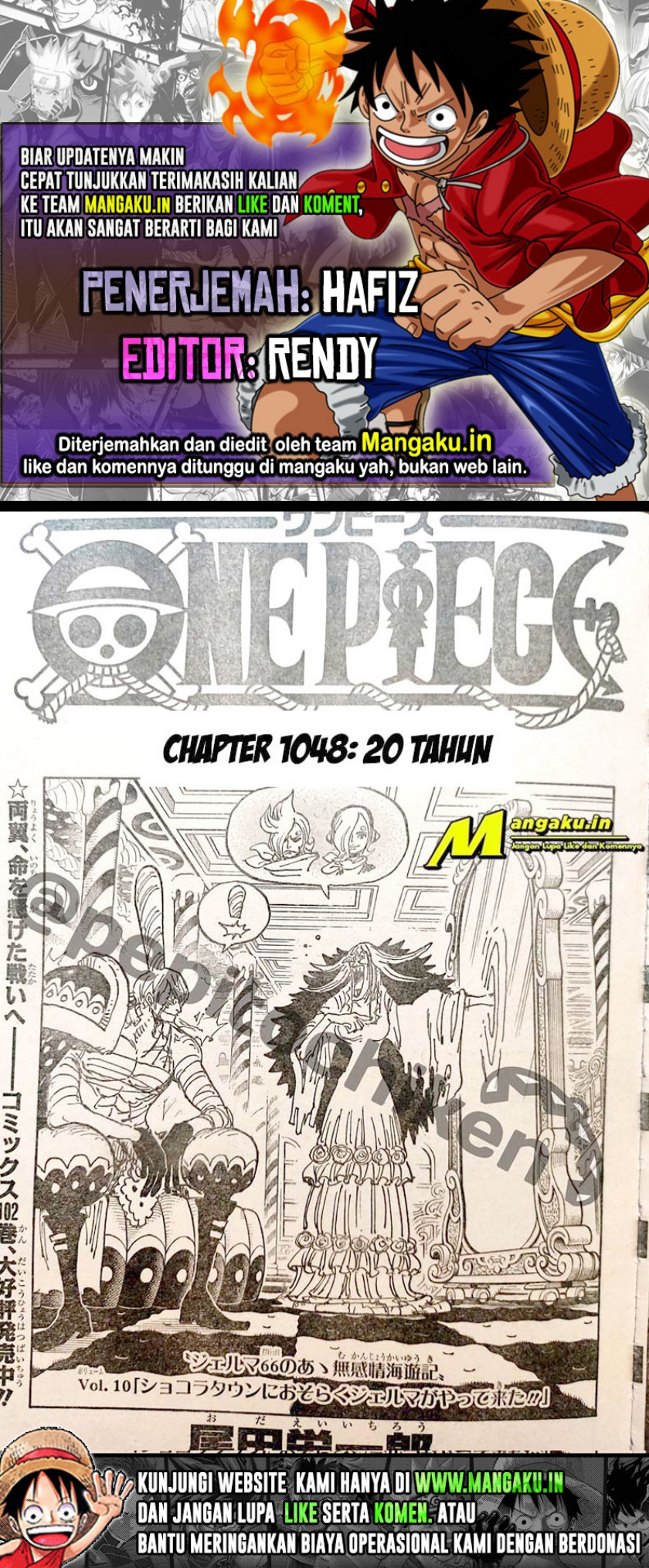 One Piece Chapter 1048 LQ Image 0