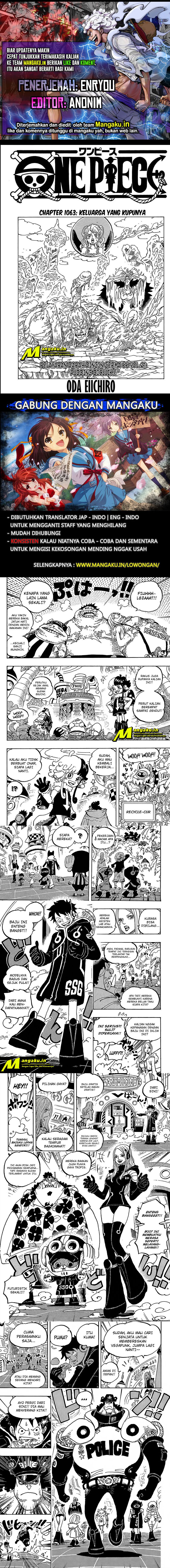 One Piece Chapter 1063 HQ Image 0