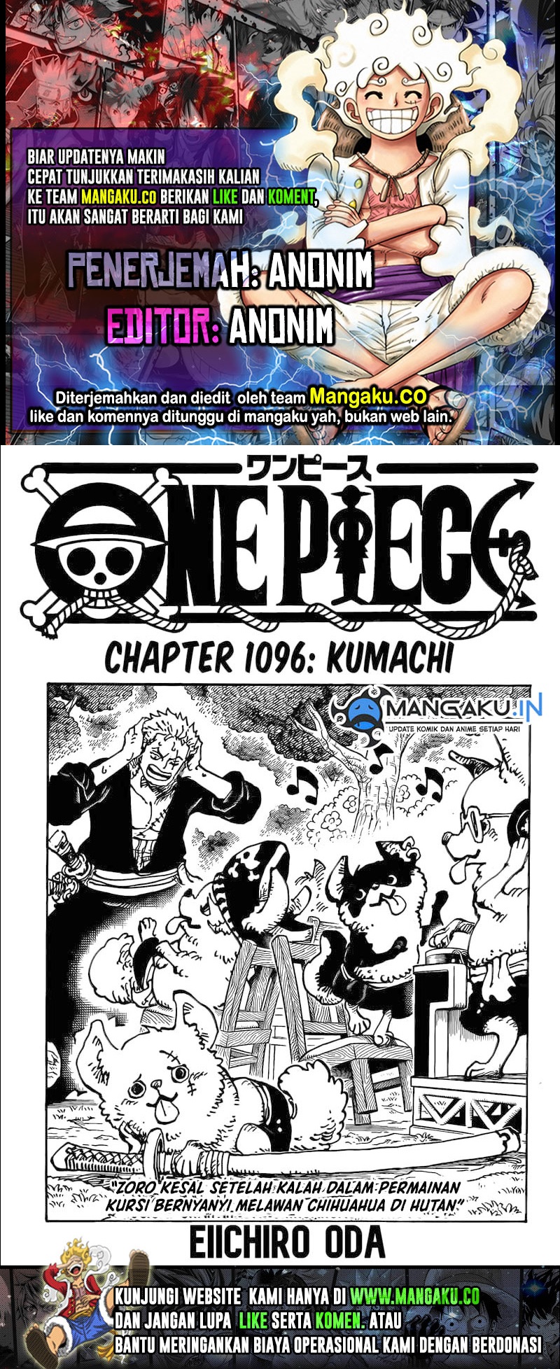 One Piece Chapter 1096 Image 0