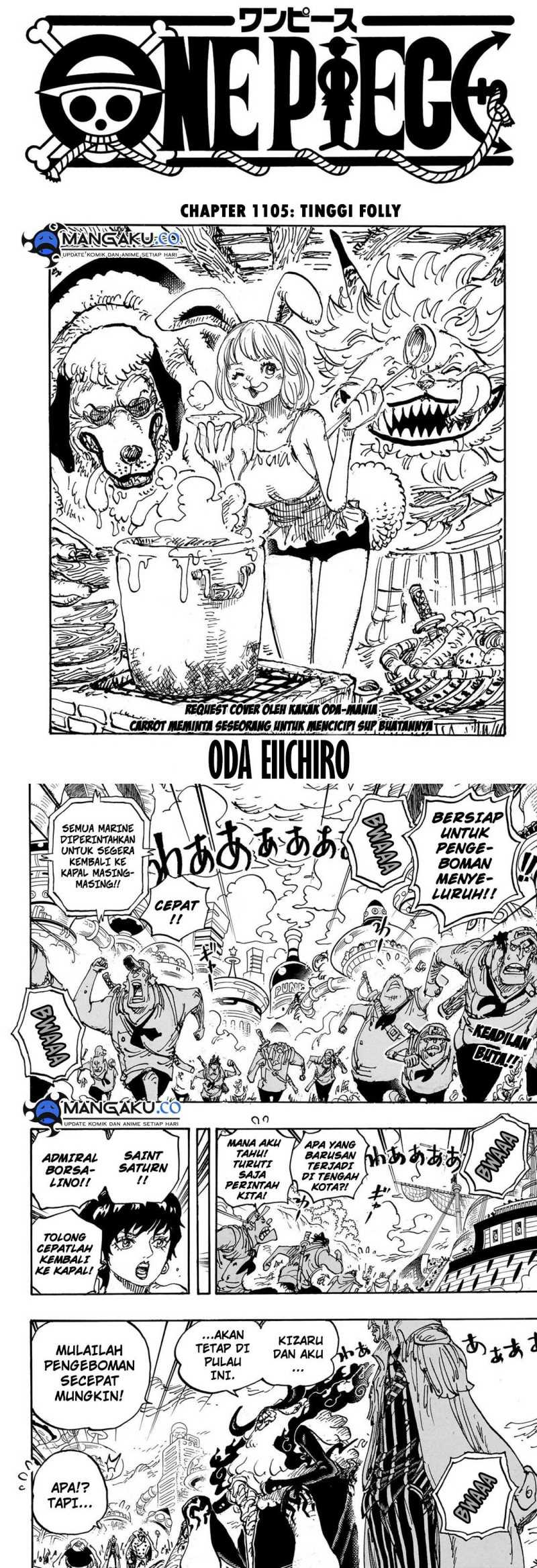 One Piece Chapter 1105 Image 1