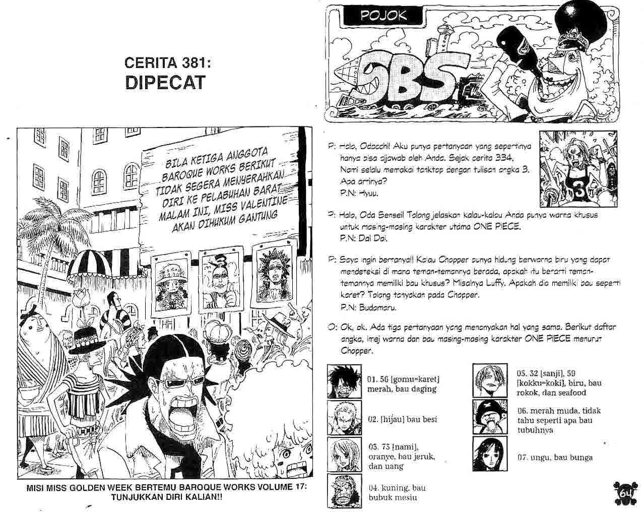 One Piece Chapter 381 Image 0