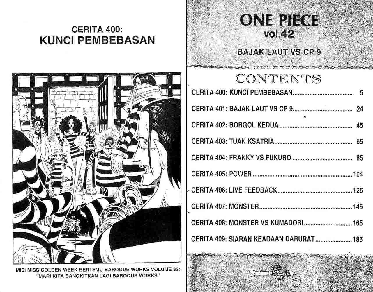 One Piece Chapter 400 Image 1