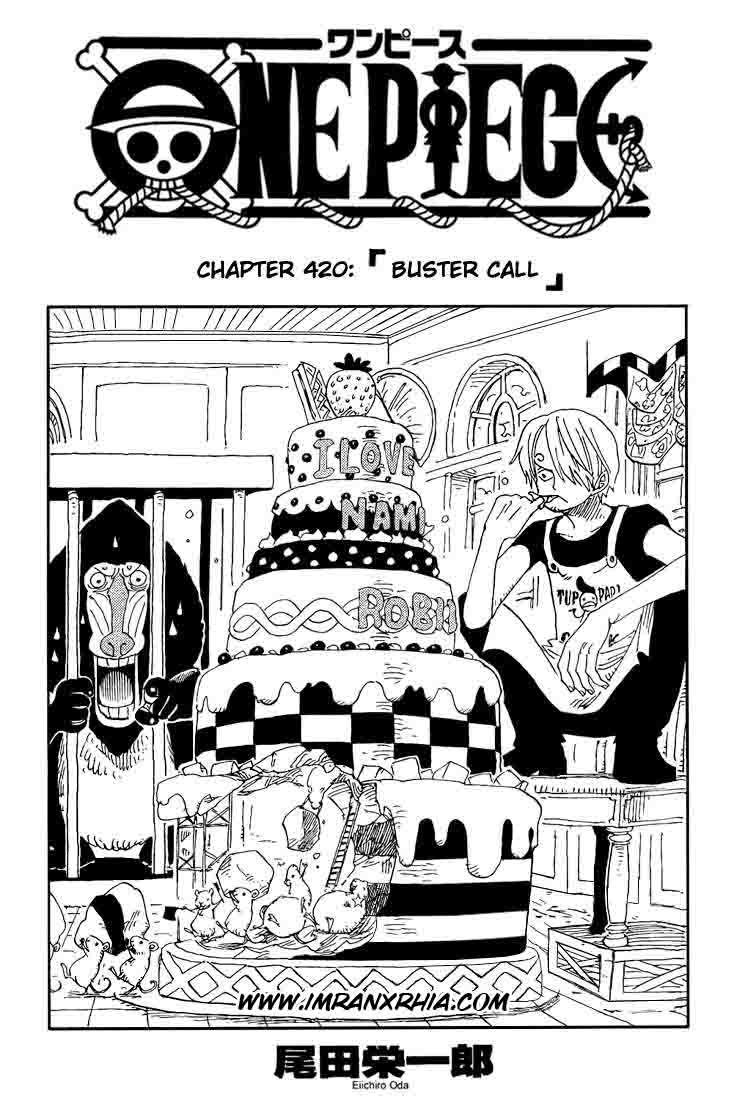 One Piece Chapter 420 Image 0