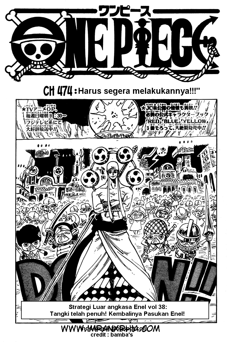One Piece Chapter 474 Image 0