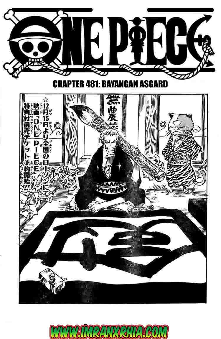 One Piece Chapter 481 Image 0