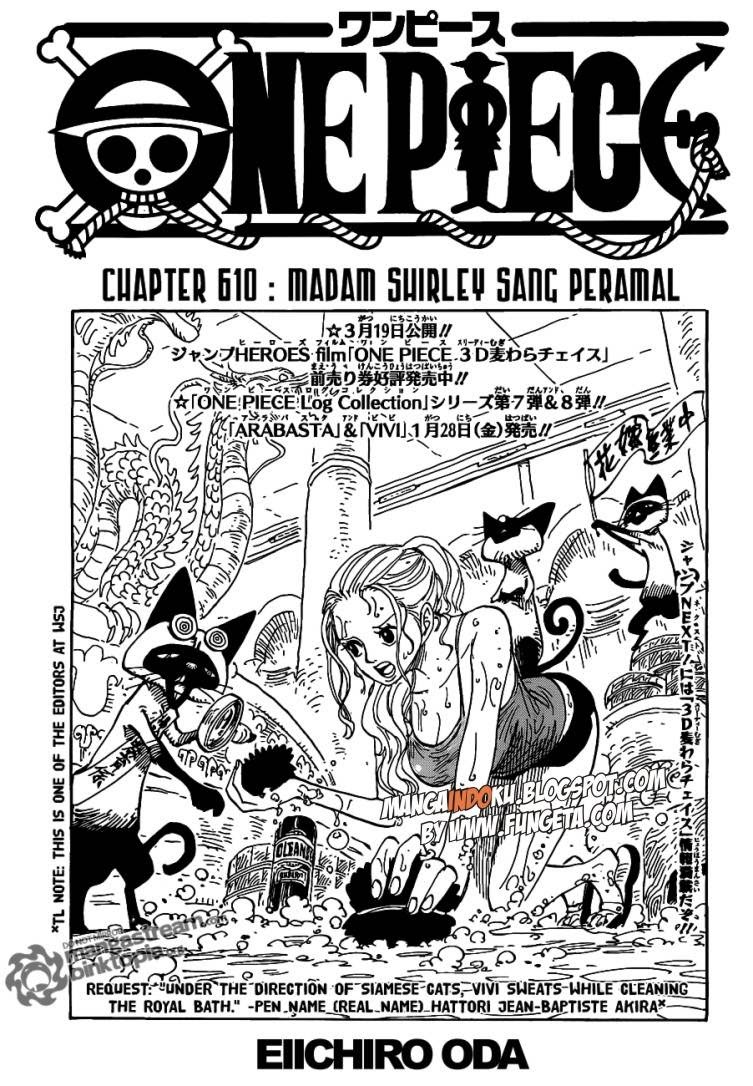 One Piece Chapter 610 Image 0
