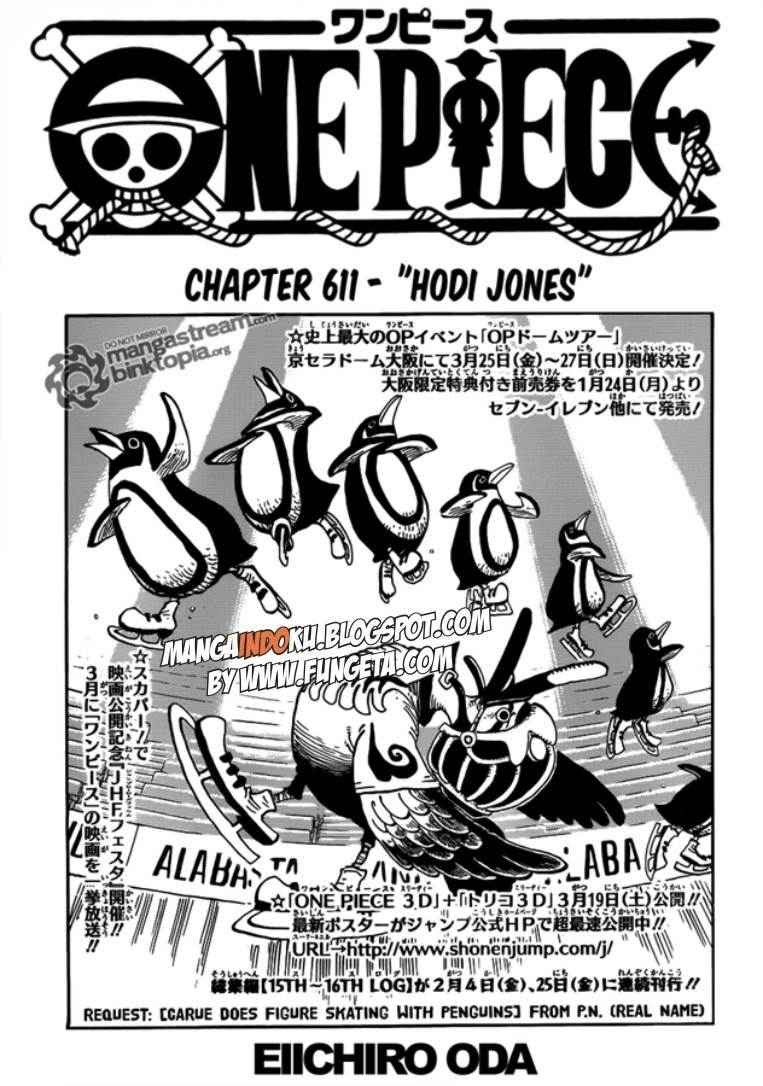 One Piece Chapter 611 Image 0