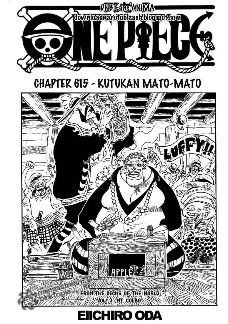 One Piece Chapter 615 Image 0