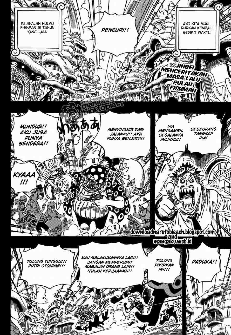 One Piece Chapter 621 – otohime dan tiger Image 1