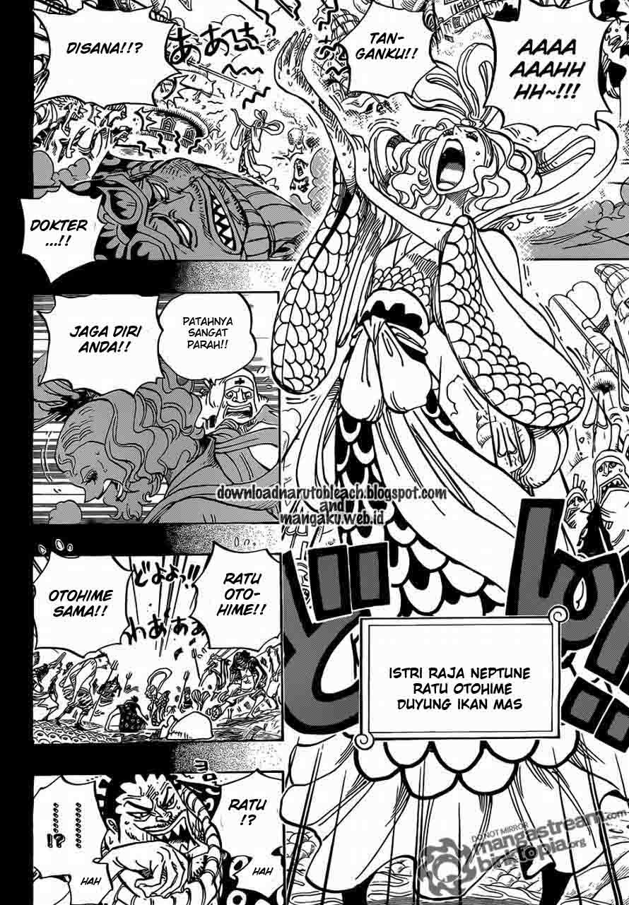 One Piece Chapter 621 – otohime dan tiger Image 3