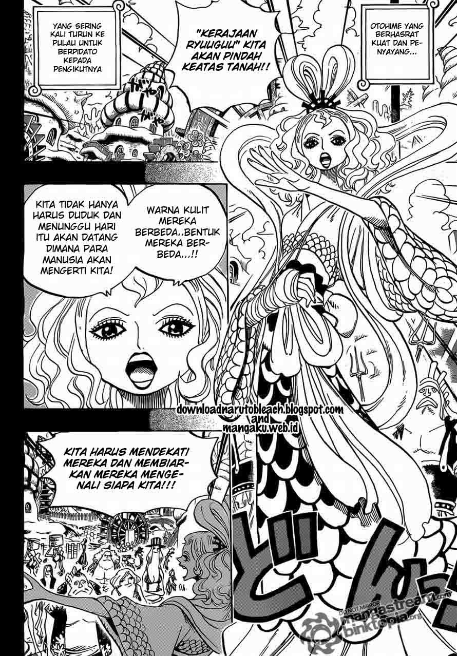 One Piece Chapter 621 – otohime dan tiger Image 7