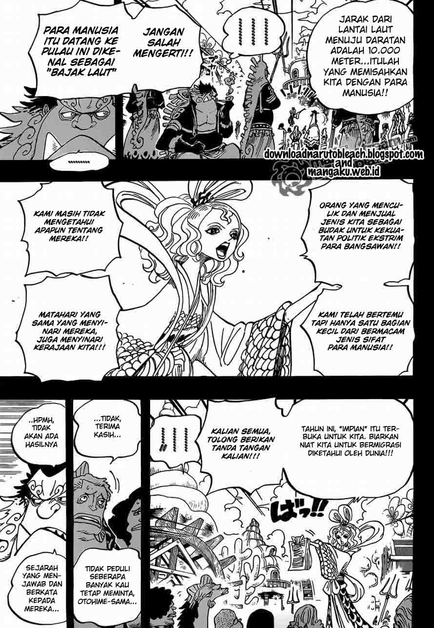 One Piece Chapter 621 – otohime dan tiger Image 8