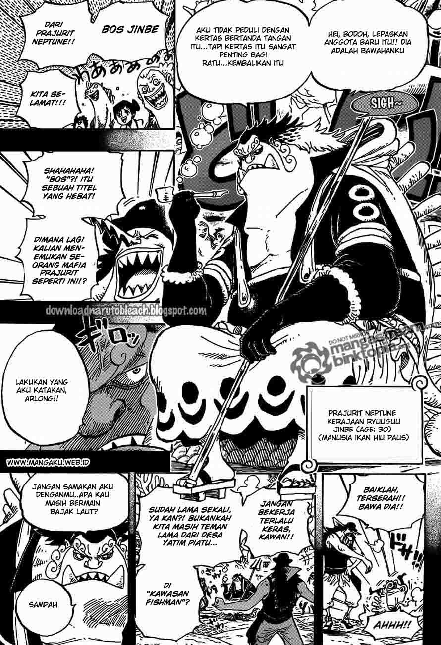 One Piece Chapter 621 – otohime dan tiger Image 12