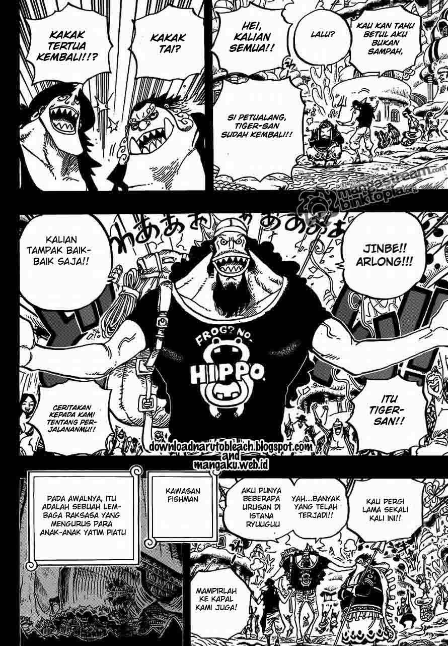 One Piece Chapter 621 – otohime dan tiger Image 13