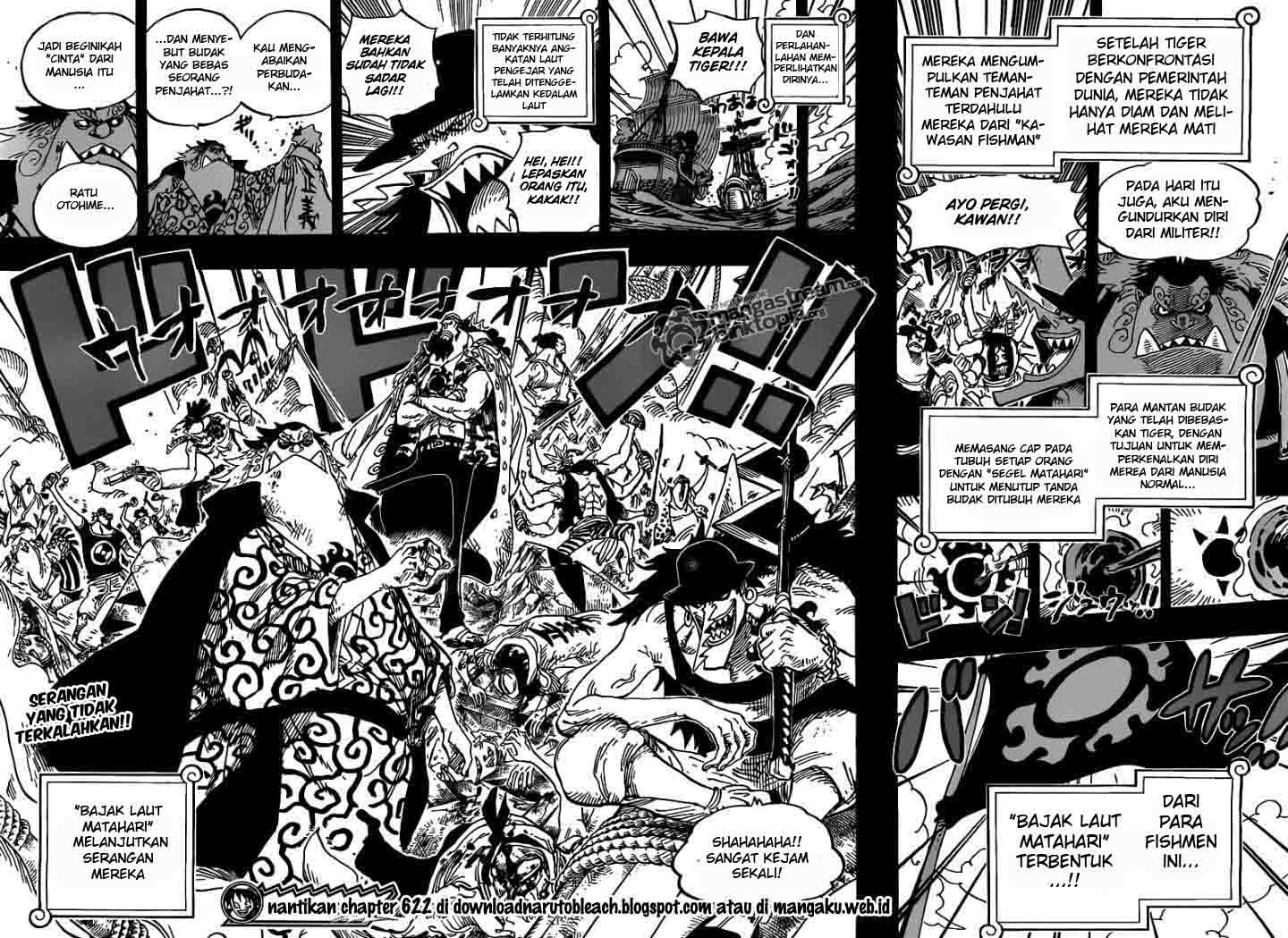 One Piece Chapter 621 – otohime dan tiger Image 15