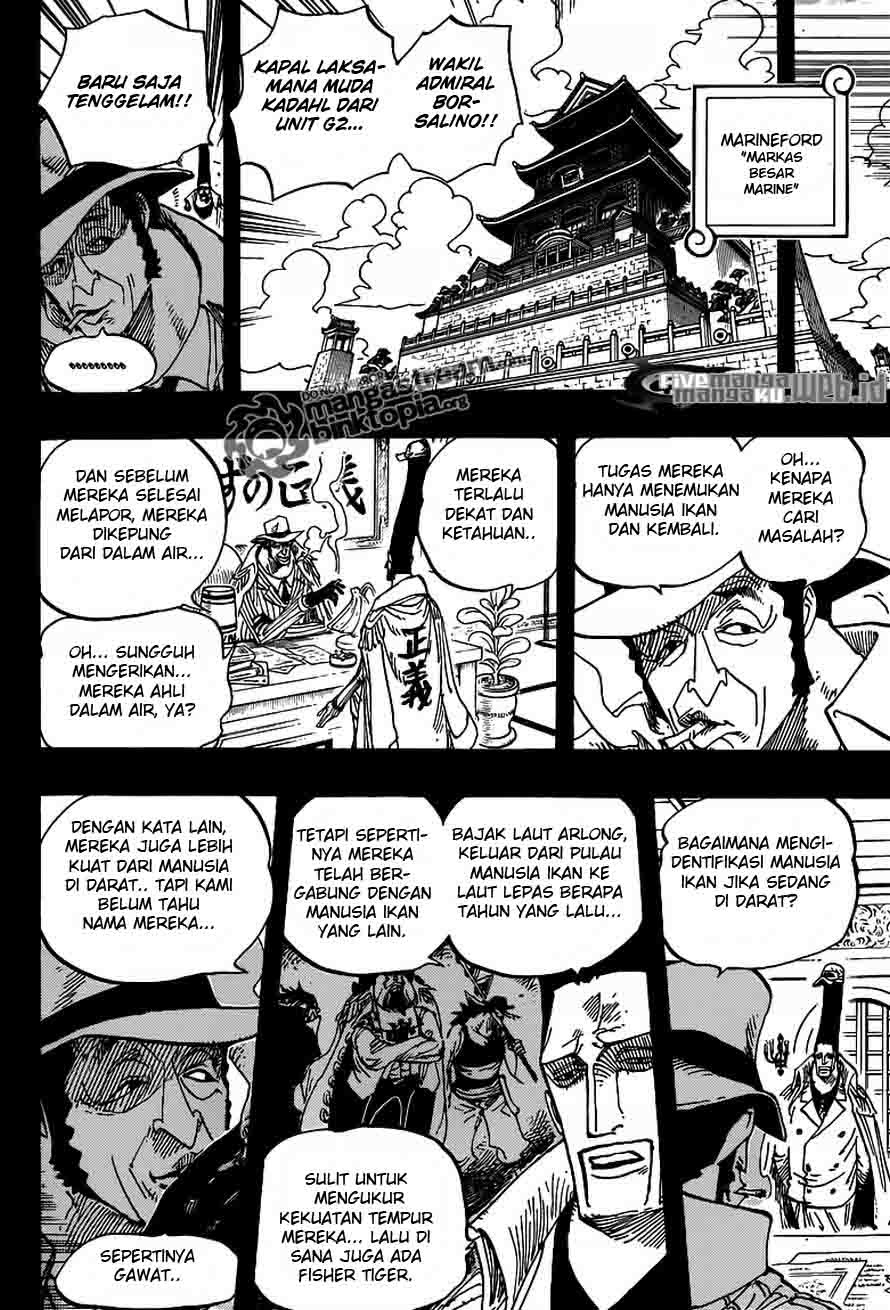 One Piece Chapter 622 – bajak laut matahari Image 8