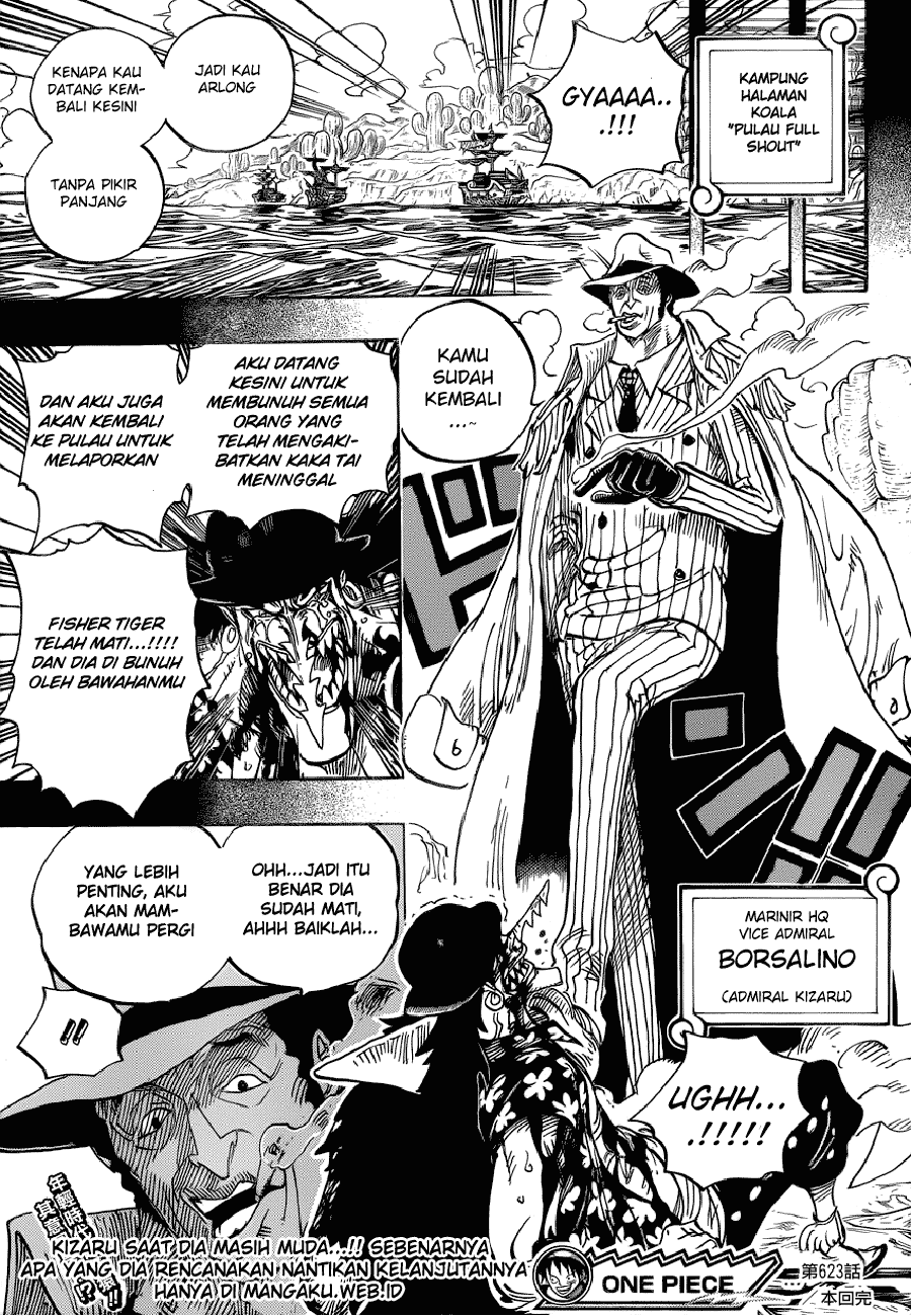 One Piece Chapter 623 – si bajak laut fisher tiger Image 18