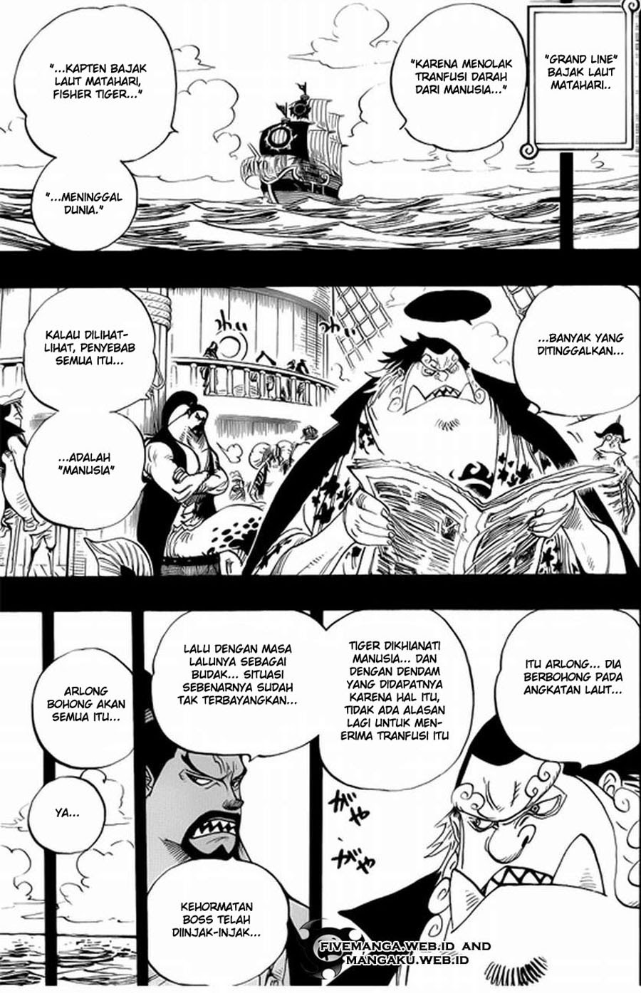 One Piece Chapter 624 – ratu otohime Image 2