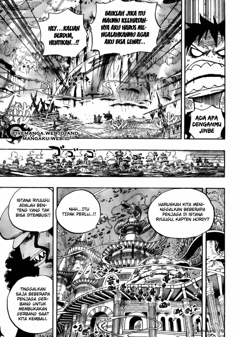 One Piece Chapter 629 – mantan shicibukai yang menghalangi jalan Image 12