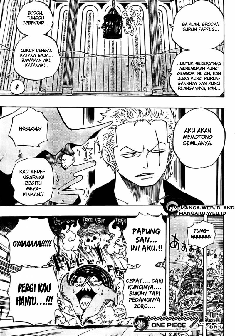 One Piece Chapter 629 – mantan shicibukai yang menghalangi jalan Image 18