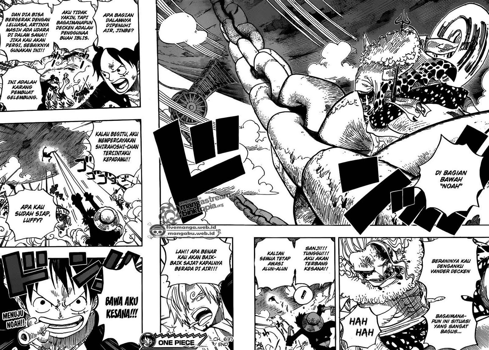 One Piece Chapter 637 – sebuah bahtera kuno Image 17