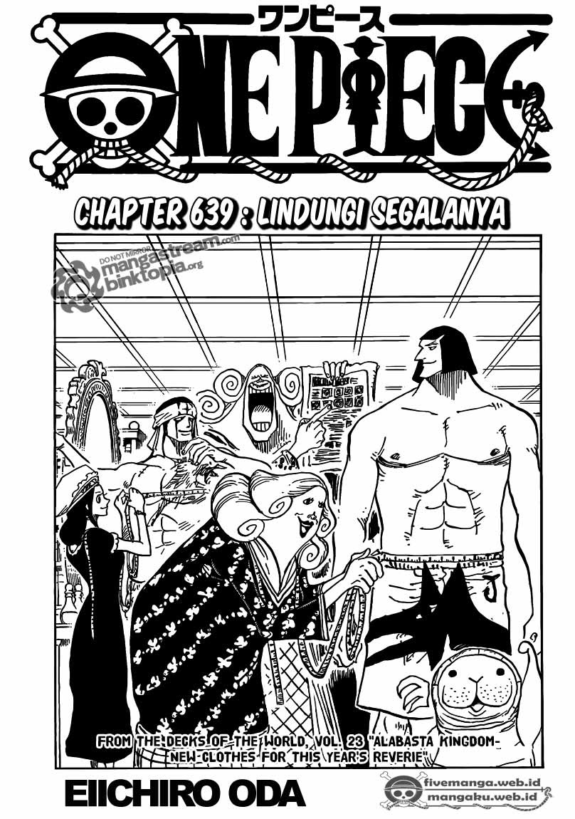 One Piece Chapter 639 – lindungi segalanya Image 0